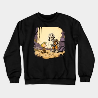 Character Animated Comic Day Gift Crewneck Sweatshirt